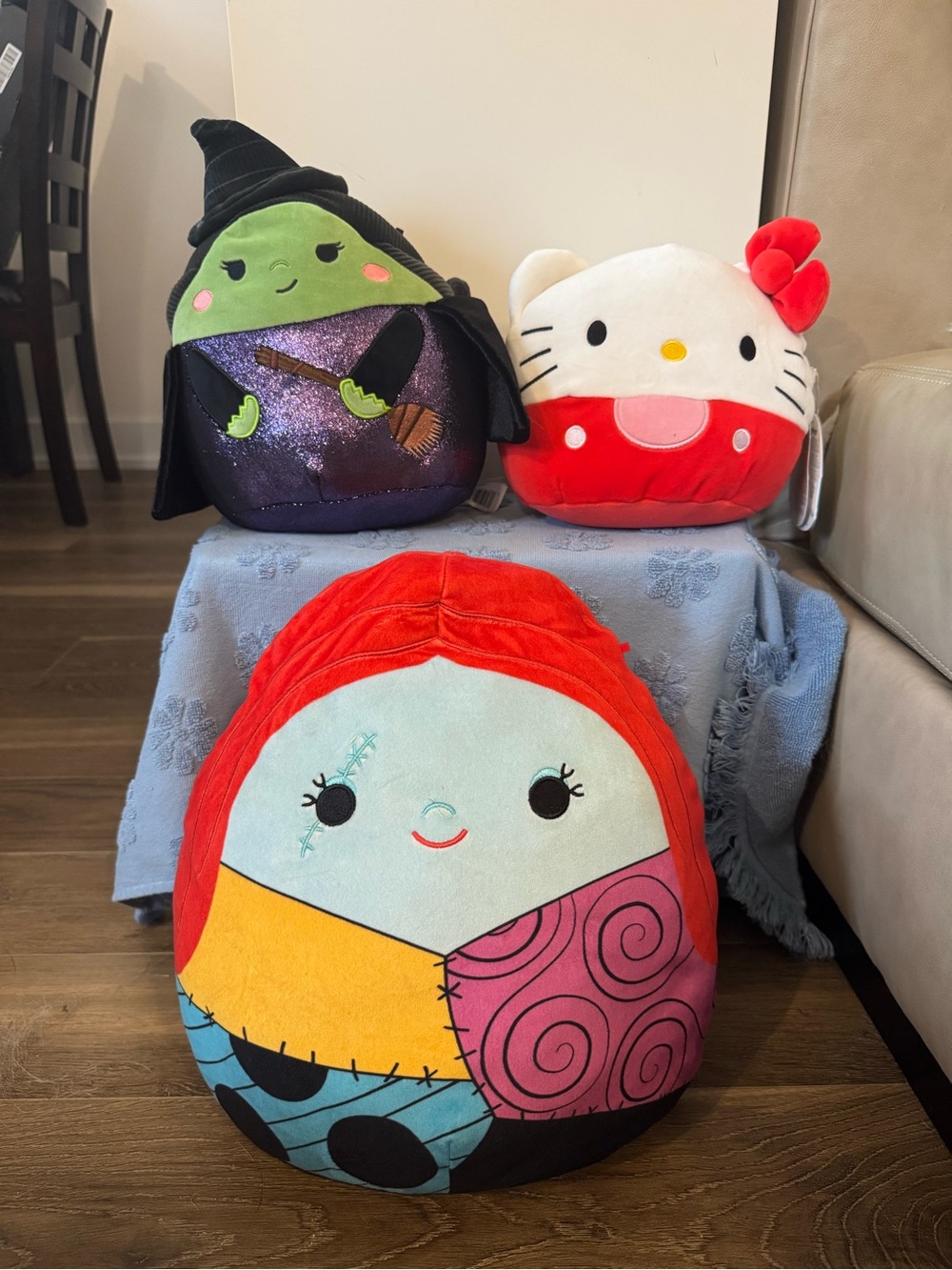 Squishmallows Halloween Plush Bundle - Sally, Elphaba Witch & Hello Kitty